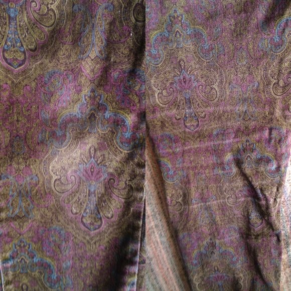 Paisley Cotton Low-Rise Skinny Pants - Picture 3 of 4
